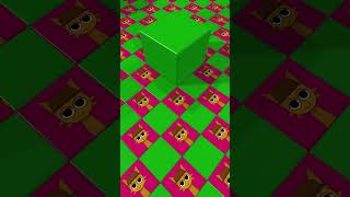 Hypnotic Rubik's Cube Physics Animation #oddlysatisfying #asmr #shorts #looping #roblox