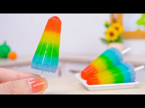 Amazing Miniature Rainbow Jelly Decorating | Yummy Miniature Fruit Dessert For Summer | Tiny Cakes