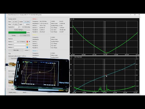 Измерение параметров коаксиального кабеля с помощью NanoVNA