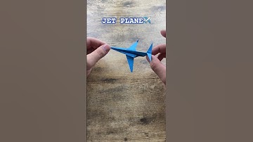 HOW TO MAKE PAPER JET PLANE ORIGAMI EASY STEP BY STEP | DIY PLANE ORIGAMI TUTORIAL JET CRAFTS