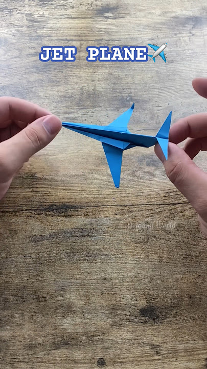HOW TO MAKE PAPER JET PLANE ORIGAMI EASY STEP BY STEP | DIY PLANE ORIGAMI TUTORIAL JET CRAFTS
