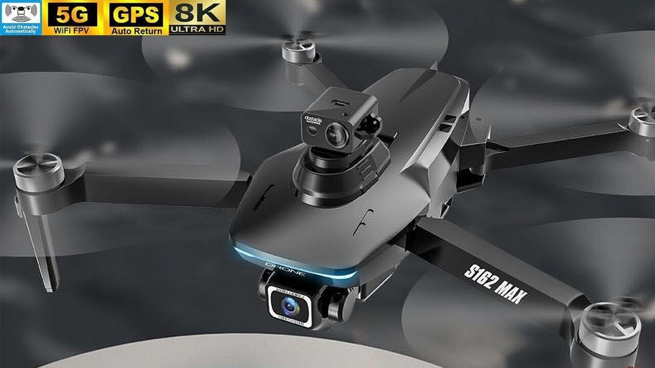 S162 MAX Obstacle Avoidance 8K Long Range Drone – Just Released ! - YouTube