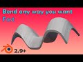 Blender 2.9 The best way to bend a mesh