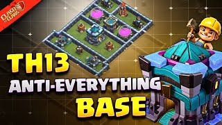Defend All Ground & Air Armies At Th13 Best Th13 Anti-Everything Base Link