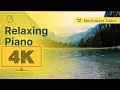 ★ Relaxing Piano Music:  432 hz & Delta Waves with 4k Soft Rain • Peaceful Music | Stress Relief ★
