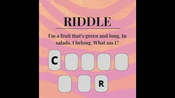 Riddles fun