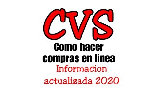 CVS Como hacer compras en linea|Informacion actualizada 2020|Randee Saves