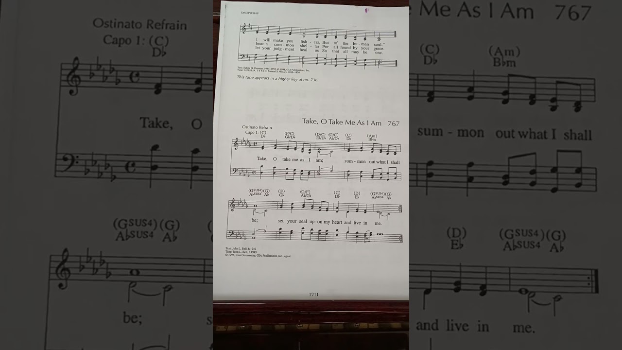 767 Take O Take Me As I Am BASS