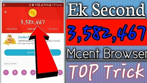 How To Use Unlimited Tricks In Mcent Browser | New Tricks No Root