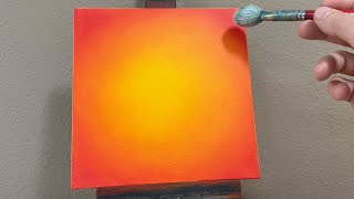 The KEY to Blending Acrylic Paint on Canvas