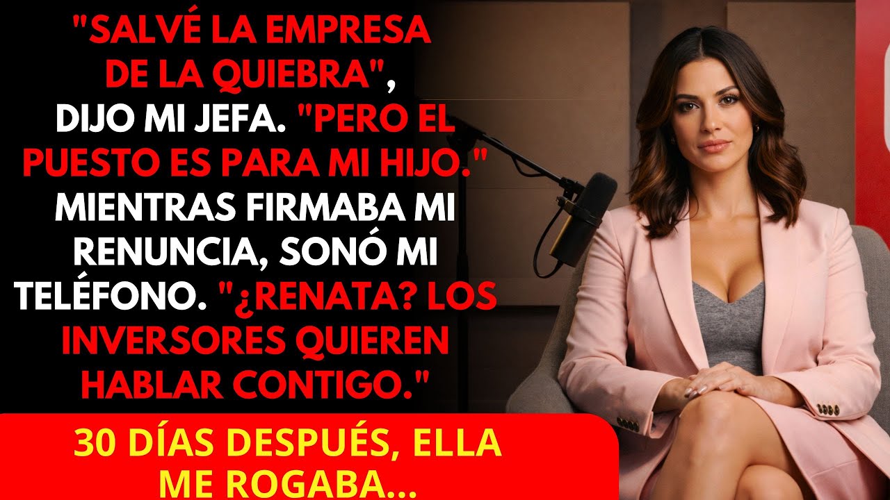 Después de Salvar la Empresa, Mi Jefa Entregó Mi Puesto a Su Hijo — Su Mayor Error