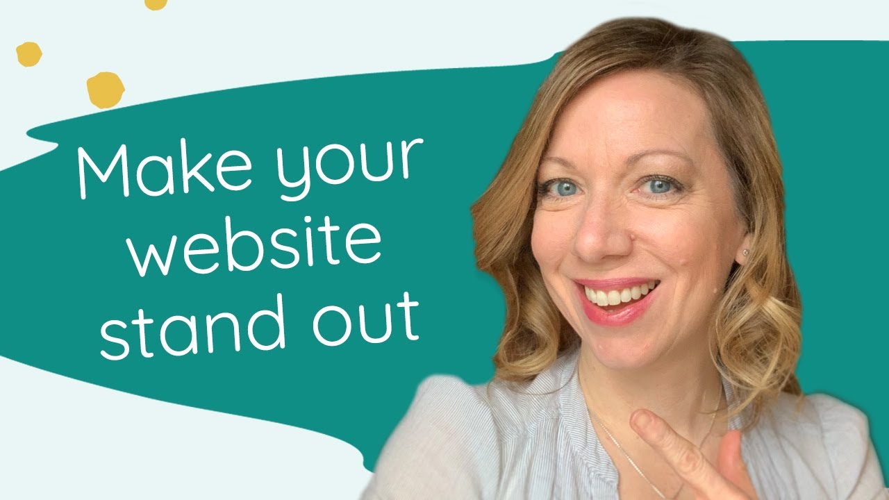4 ways to make your website stand out - YouTube