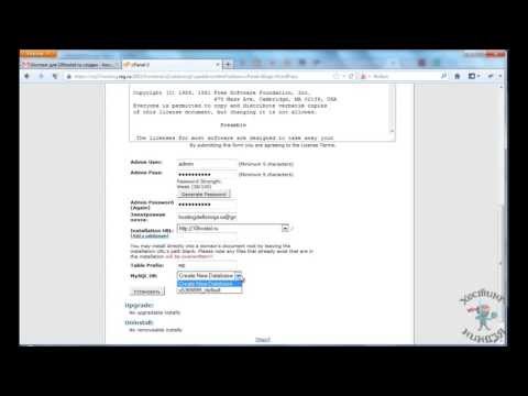 Хостинг Reg.ru. Установка Wordpress с помощью скрипта панели управления.