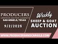 9/2/2025 - Sheep & Goat Auction - Producers Livestock Auction Company