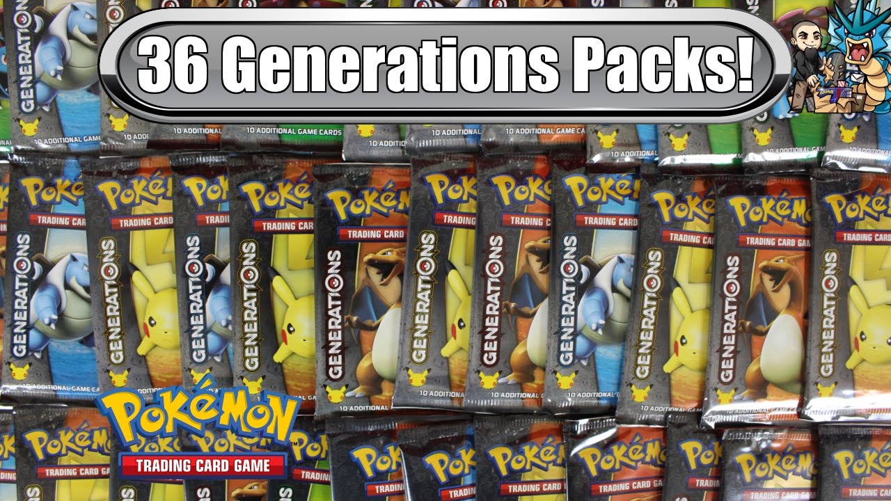 Opening Generations box" - 36 packs! Pokemon TCG - YouTube