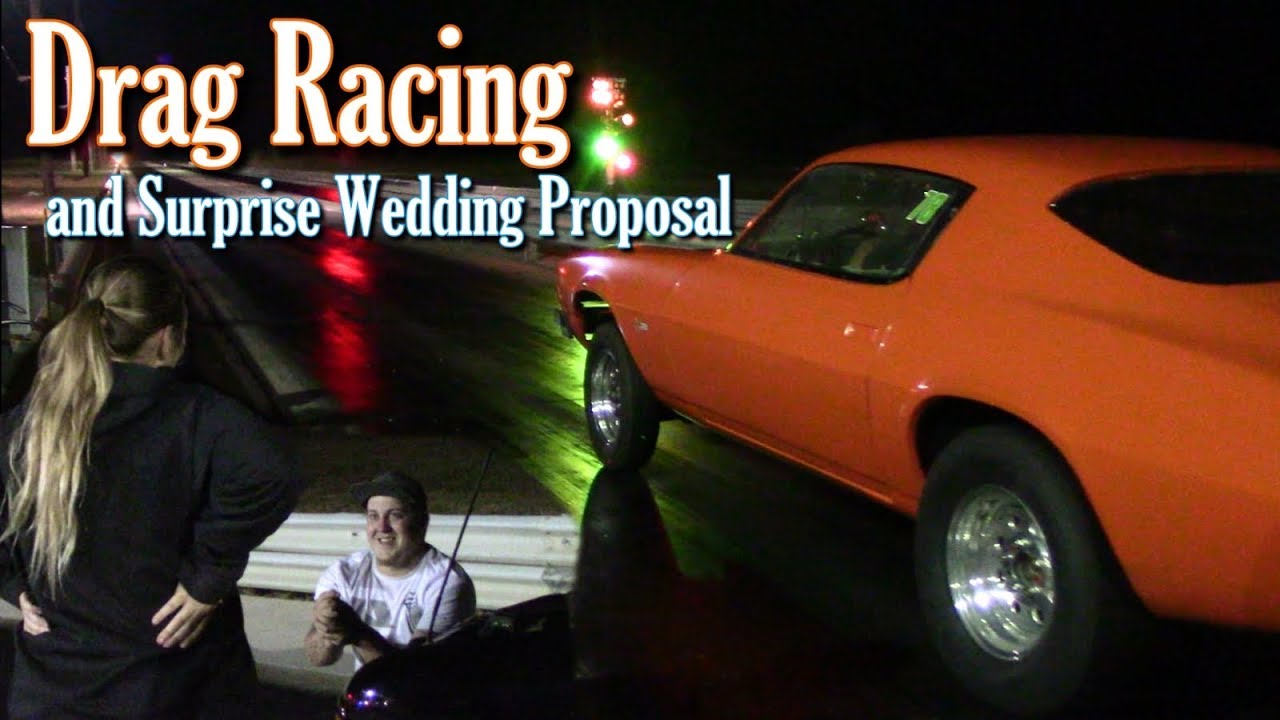 Drag Racing and Surprise Wedding Proposal at Bonne Terre Drag Strip