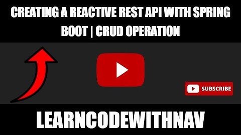 Creating a Reactive REST API with Spring Boot | Spring Reactive CRUD with spring boot, R2DBC & MySql
