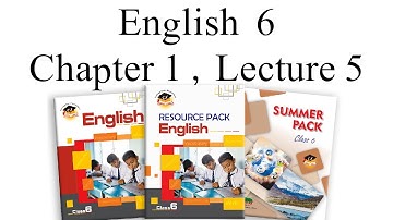 English Class 6 Chapter 1 Lecture 5