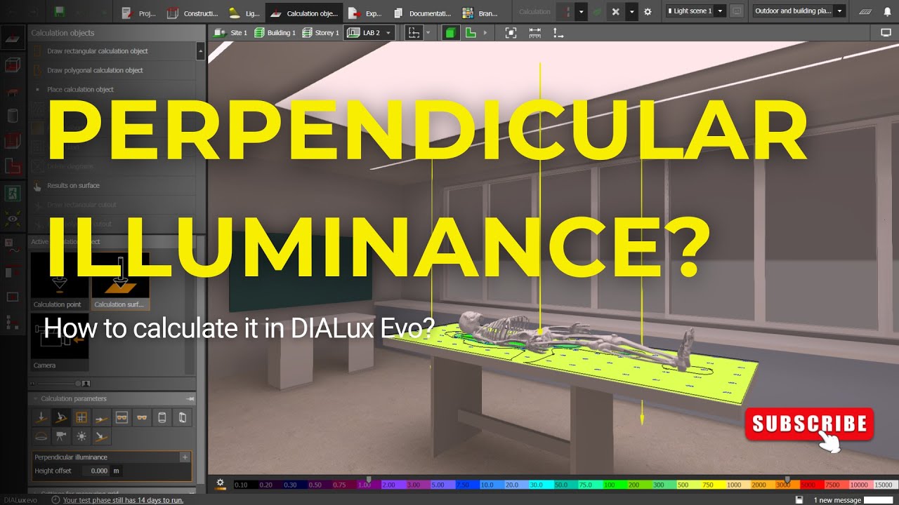 What is Perpendicular Illuminance? and How to calculate it in DIALux ...