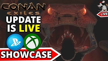 CONAN EXILES PS4 Xbox Update Live - All Dungeon Locations And Changes Showcase