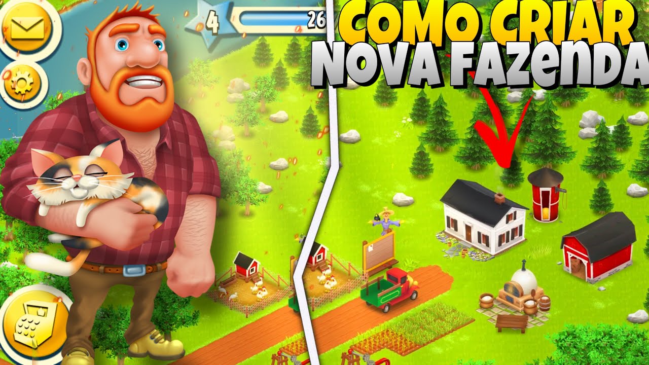 Como mudar o nome da fazenda no jogo Hay Day