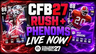 PHENOMS VOL 2.5 & SUMMER RUSH LIVE NOW IN CFB 27 ULTIMATE TEAM!
