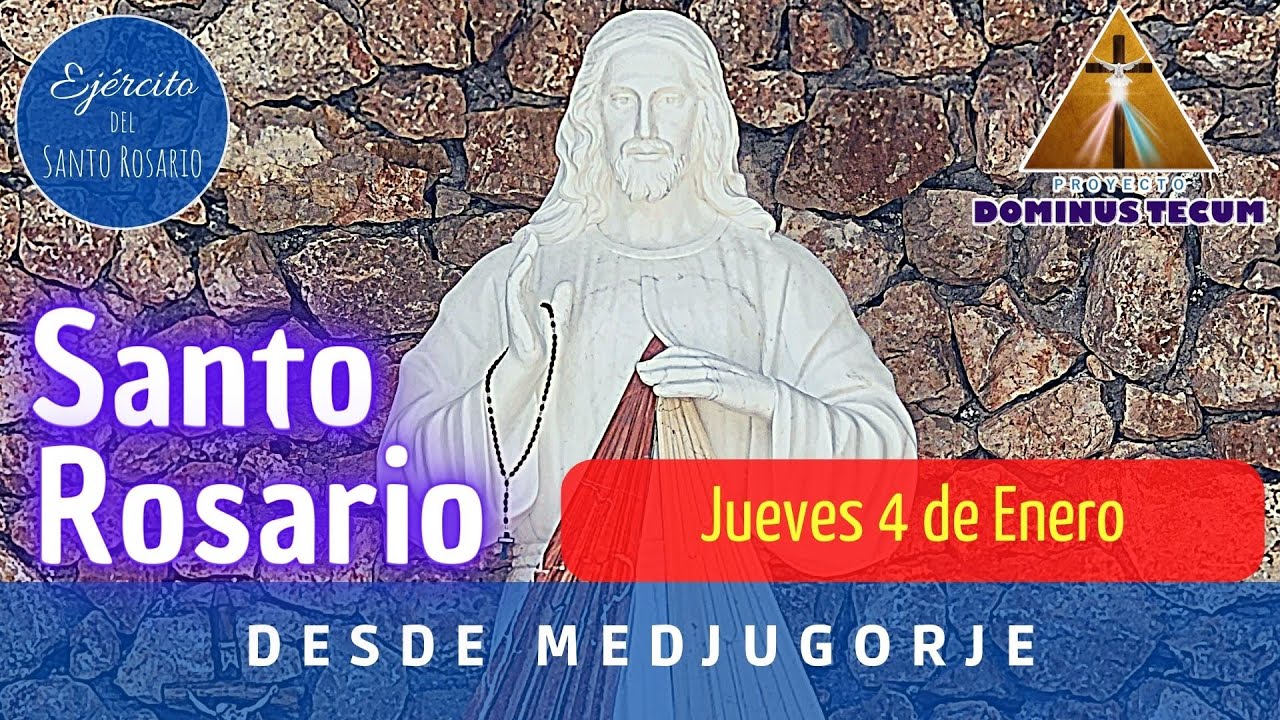 EN VIVO SANTO ROSARIO DE HOY DESDE MEDJUGORJE JUEVES 4 DE ENERO DE 2024
