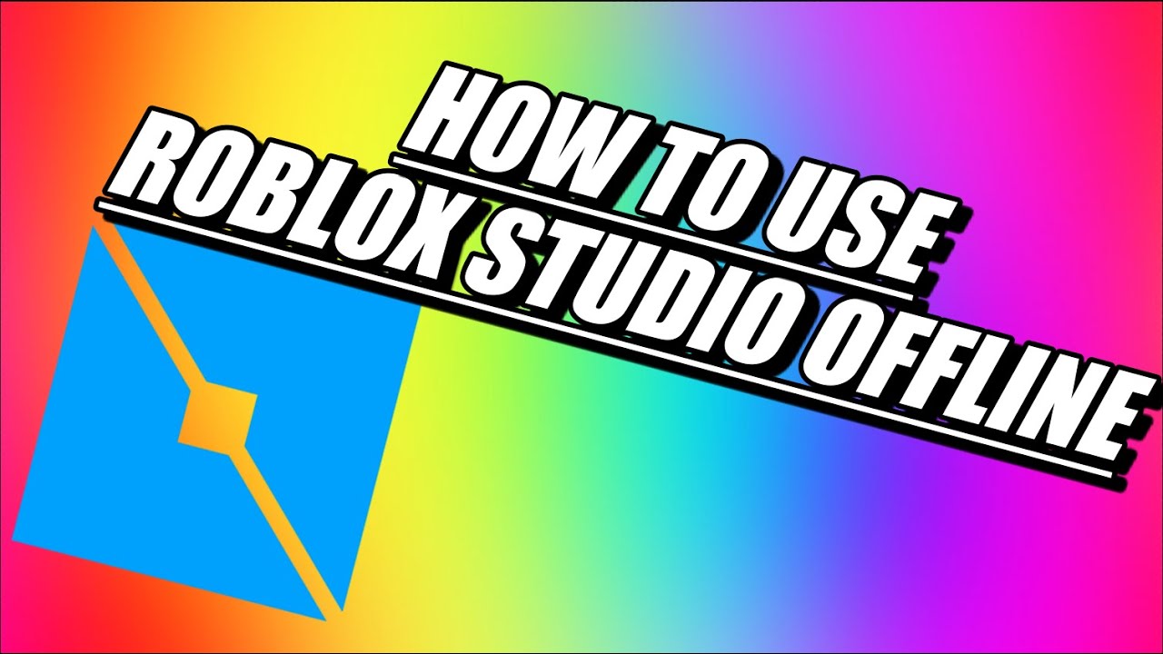 It should be possible to use Roblox Studio offline - Studio