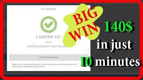 Bitsler - LTC BIG WIN Strategy - (1.25 LTC) 140$ in just 10 minutes