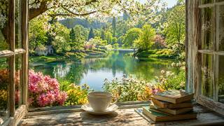 Peaceful Spring Forest Window 🌸 River Flow, Birdsong & Calm Relaxing Moments