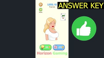 Naughty Puzzle Tricky Test LEVEL 46 True love - Gameplay Walkthrough Android IOS