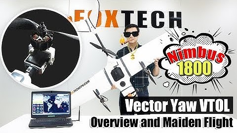 Nimbus 1800 Vectored Yaw VTOL FPV Plane! Tricopter Long Range Vtol available!