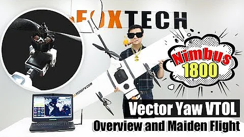 Nimbus 1800 Vectored Yaw VTOL FPV Plane! Tricopter Long Range Vtol available!