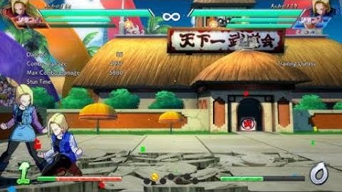 DBFZ Android 18 solo corner swap, assist extension.