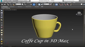 3D Max Coffe Cup Modeling  _ HD _