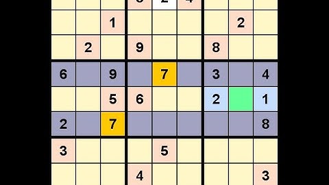 How to Solve Los Angeles Times Sudoku Expert February 23, 2021