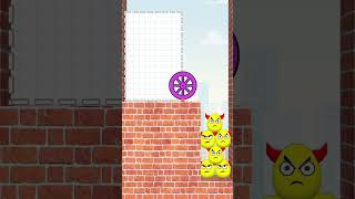 Draw To Smash iOS,Android Mobile gameplay 3  #shorts #funnygame #viral