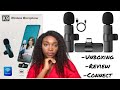 Unboxing how to use the  k9 wireless microphone  audio quality  jumia purchase