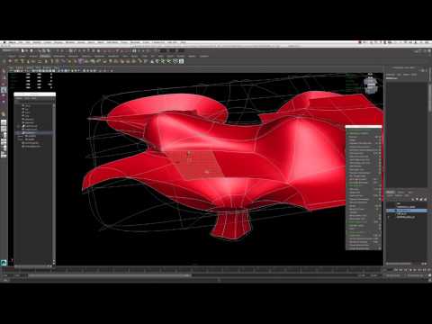 Conceptual Massing with Maya 09 | Building an Inner Liner Cont'd
