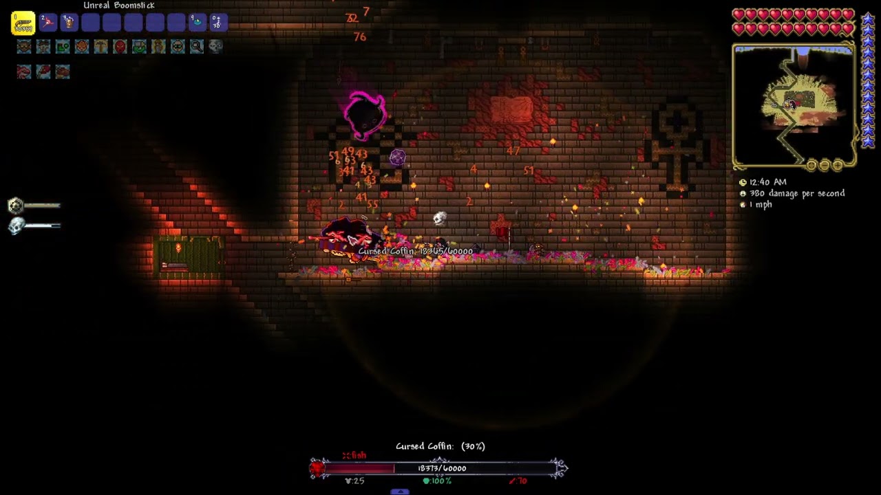 Terraria Fargo’s Soul Mod Eternity Mode 10x HP No Hit Cursed Coffin