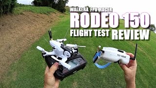 Mobiliseren chaos hond WALKERA RODEO 150 FPV Race Drone Review - Part 2 - [Flight/CRASH Test, Pros  & Cons] - YouTube