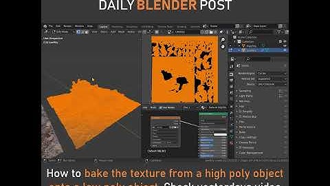 Texture Baking in Blender for Photoscans