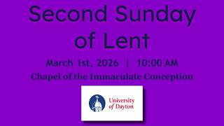 Second Sunday of Lent