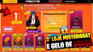 CORREE!! PEGUE O SEU GELO GRÁTIS, SOMBRA ROXA, 3° LOJA MISTERIOSA E 4° CÓDIGO INFINITO? - FREE FIRE