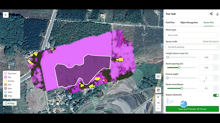 DJI SmartFarm Web - Orchard Mission Planning