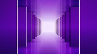 Futuristic Neon pueple corridor Tunnel Loopable stock footage | stock video | Cinefootage