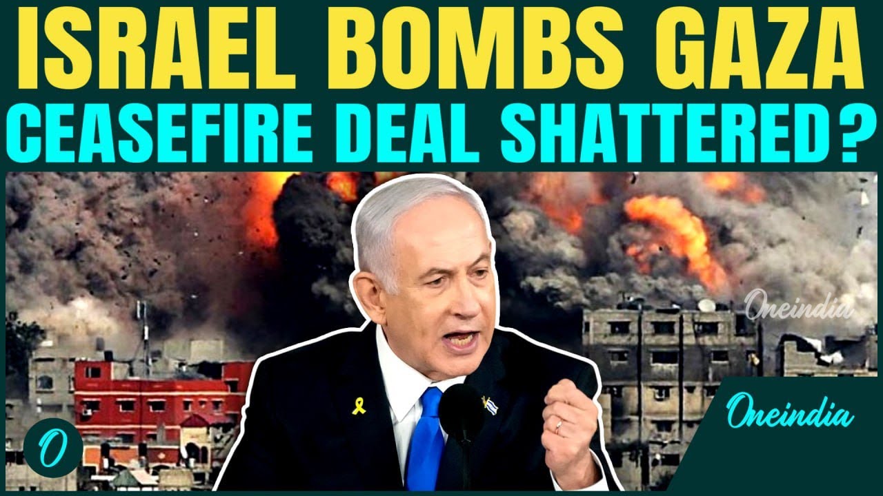 Israel Drops 153 TONNES of BOMBS on Gaza in a Day| Netanyahu BETRAYS Trump|  Gaza Ceasefire Crumbles?