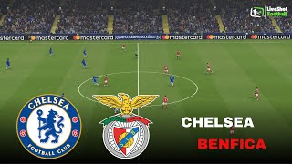 CHELSEA vs BENFICA 🔴 Champions League | Match simulation eFootball pes21 video game screenshot 2