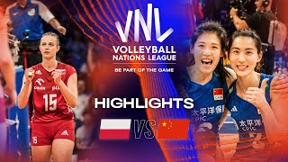 🇵🇱 POL vs. 🇨🇳 CHN - Highlights Semi Finals | Women's VNL 2023