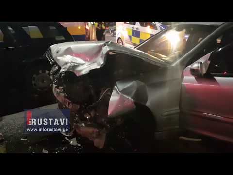 ავარია რუსთავში, მესხიშვილის ქუჩაზე